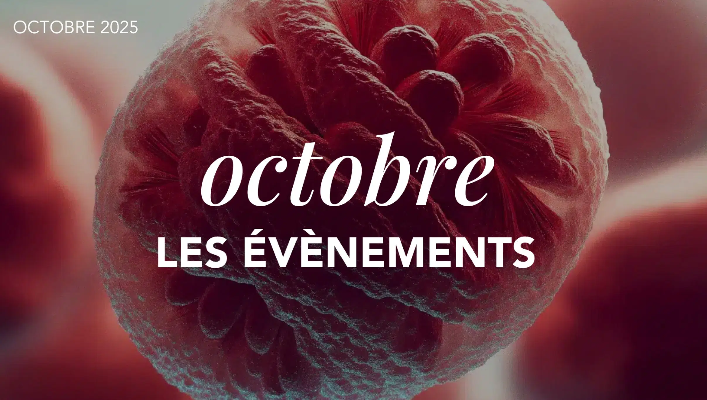 Les évènements d’octobre 2025 | Bioprojet | Paris