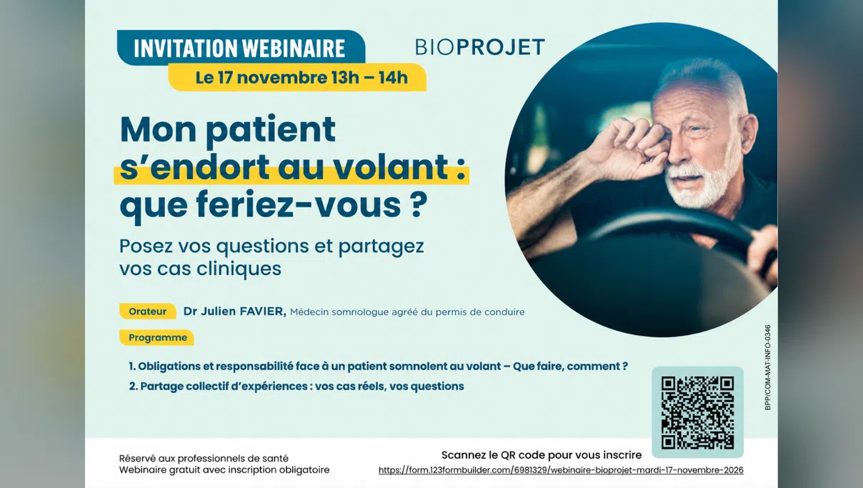 Save the date : Mon patient s’endort au volant : que feriez-vous ?